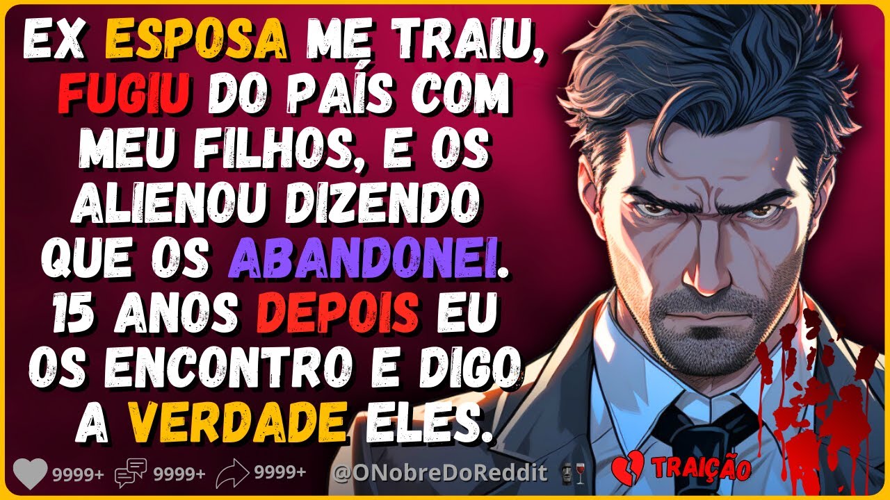 🗿🍷Ex esposa manteve meus filhos longe de mim por anos, então, eu os contei a verdade sobre ela.