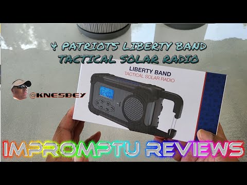 4 PATRIOTS LIBERTY BAND TACTICAL SOLAR RADIO