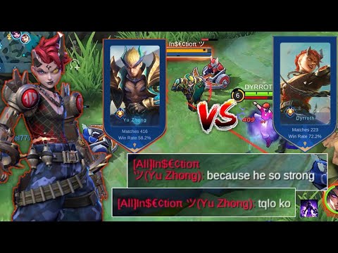 HOW TO COUNTER THIS POWERFUL FIGHTER USING DYRROTH| TOP GLOBAL DYRROTH 🔥
