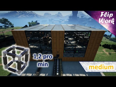 Satisfactory simple Schwerer modularer Rahmen Fabrik | Tutorial