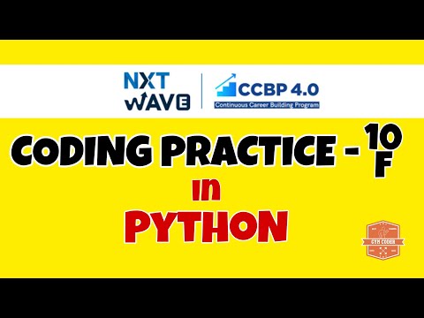 Coding Practice 10f Python Nxtwave Ccbp Code Solutions By Gym Coder Python Cp Series