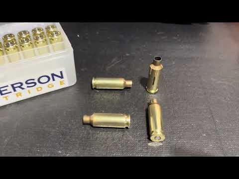 Peterson Cartridge 6 Dasher brass, 4 firings.  