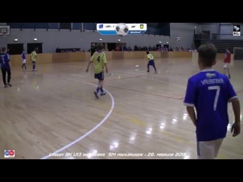 Lyngby U13 Indendørs SM finalerunde   LBK2 vs Brøndby IF  (8-1)