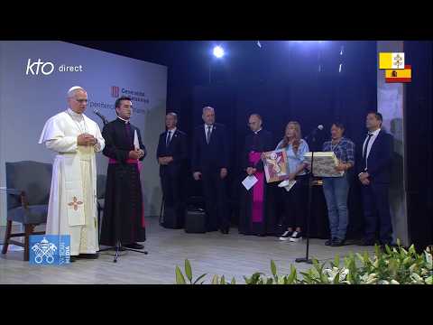 Visite du pape #LéonXIV au centre pénitentiaire Brians 1 #PapeenEspagne