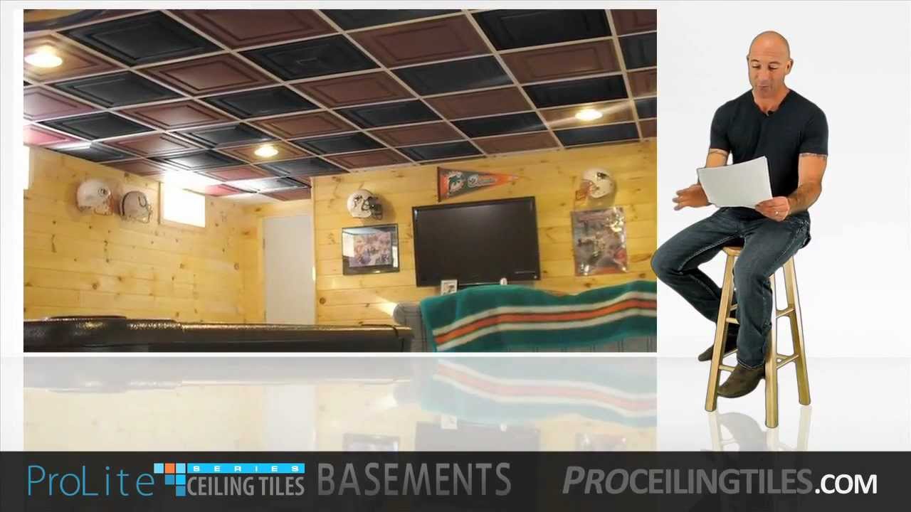 ProLite Basement Ceiling Tiles