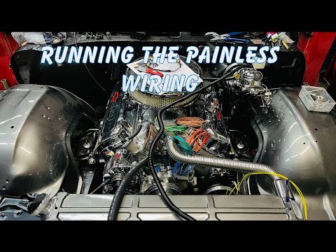 Running the painless wiring on the 1969 chevelle project