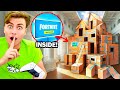 I Built A Secret Hidden GAMING FORT 2 Stories Tall