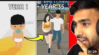 BIRTH TO DEATH /100 YEARS LIFE SIMULATOR FT. TECHNO GAMERZ GAMEPLAY 