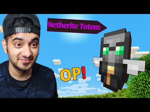 Minecraft, But there are CUSTOM TOTEMS...