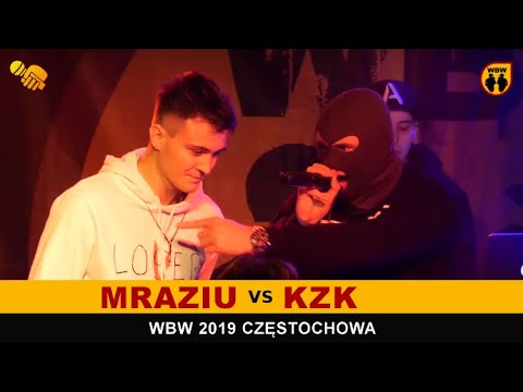 Kzk 🆚 Mraziu 🎤 WBW 2019 Częstochowa (freestyle rap battle)