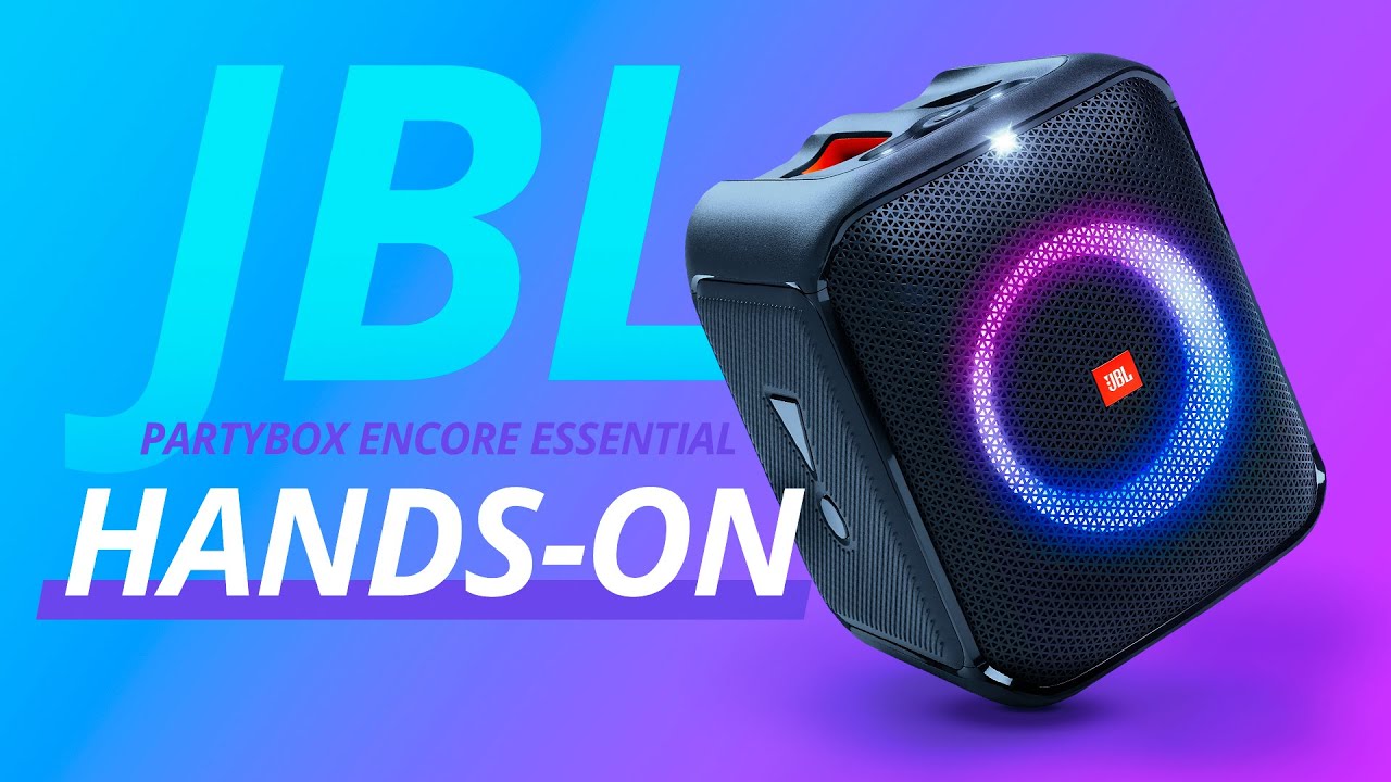 Miniatura da avaliação em vídeo de Caixa de Som Bluetooth JBL PartyBox Encore Essential