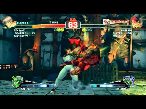 RFX LynX(Guy) vs Leo PR3DA(Evil Ryu) 15-05-12