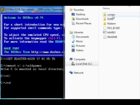 GamingWalkthroughs101 - How to launch dosbox