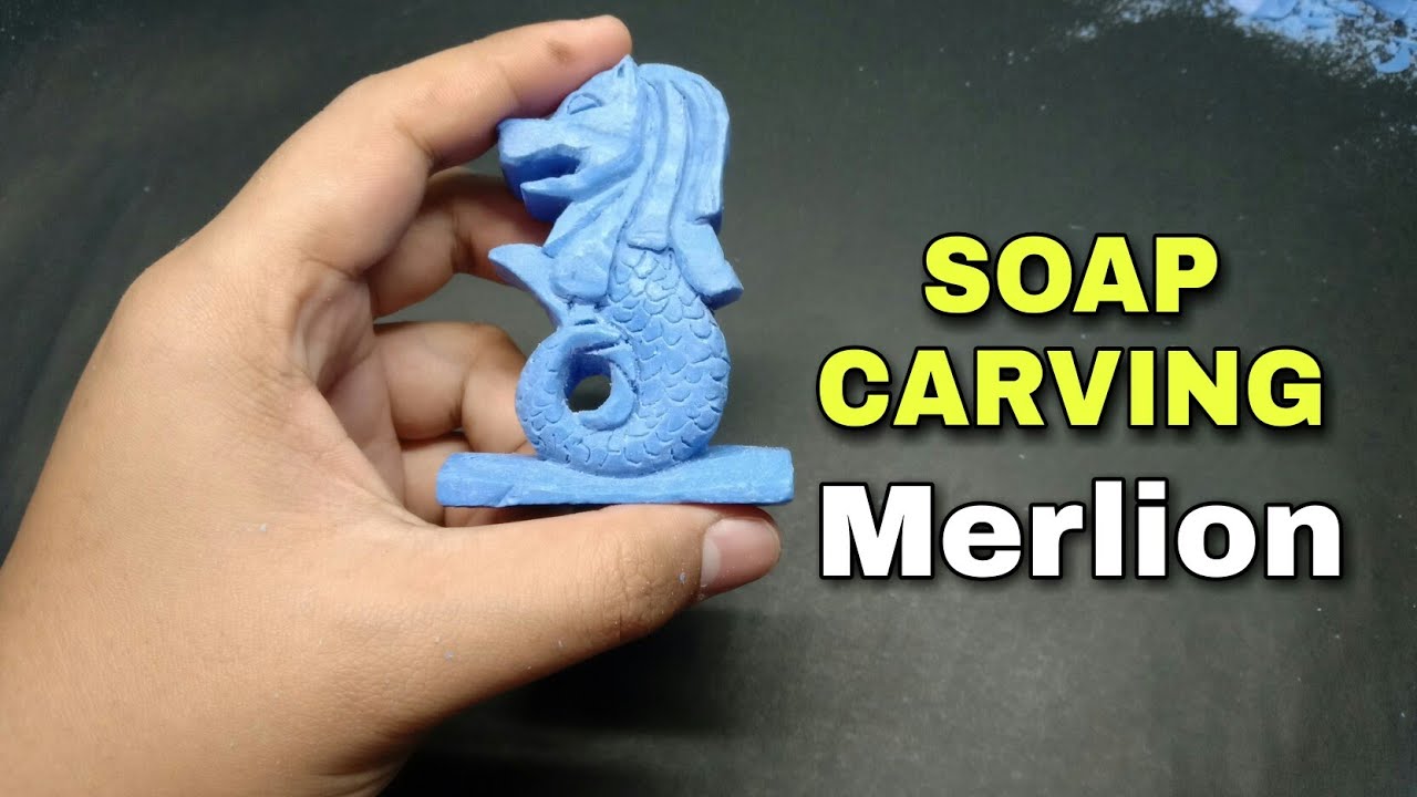 How to make a soap carving Merlion