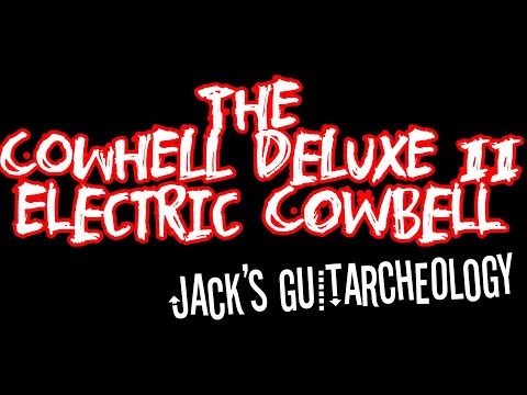 Jack's Guitarcheology "COWHELL DELUXE II XL: THE BULL" Electric Cowbell (2021 Eastar Brand) image 21