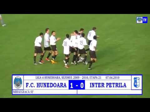 F.C. HUNEDOARA - INTER PETRILA (1:0) 07.04.2010
