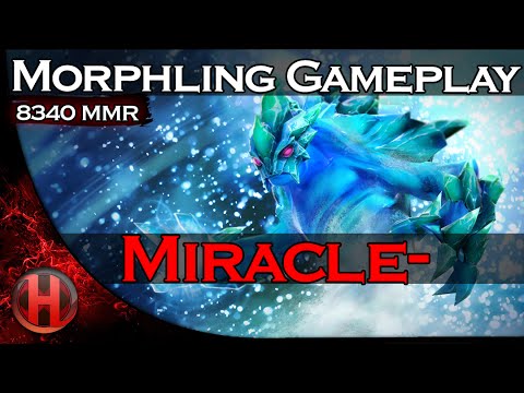Miracle- 8340MMR Morphling Gameplay Dota 2