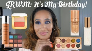 It’s My Birthday! | GRWM: A Sapphire Eye Look &amp; Some Boujee Makeup for My Birthday Look