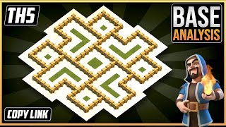 LEGENDARY TH5 HYBRID/TROPHY Base 2026!! COC TownHall 5 (TH5) Hybrid Base Design – Clash of Clans COC