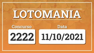 Capa de LOTOMANIA 2222