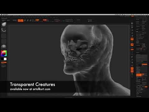 Transparent Creatures by Kurt Papstein - ZBrush