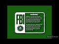 Disney Green FBI Warning Screens 1990 Remake