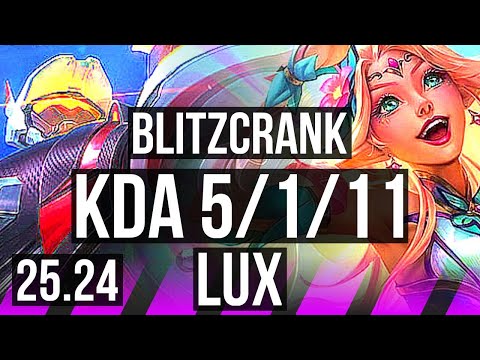 BLITZCRANK & Yunara vs LUX & Kai'Sa (SUP) | 5/1/11 | EUW Master | 25.24