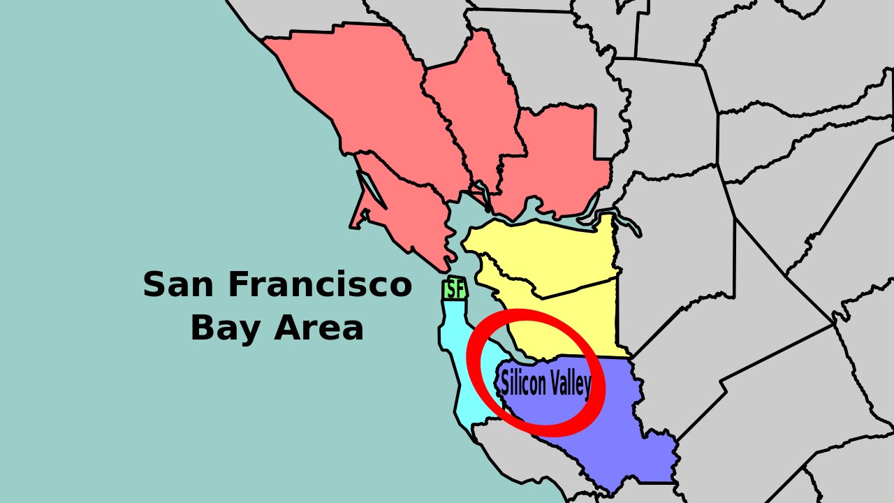 The Difference between San Francisco, Silicon Valley, and the Bay Area Explained