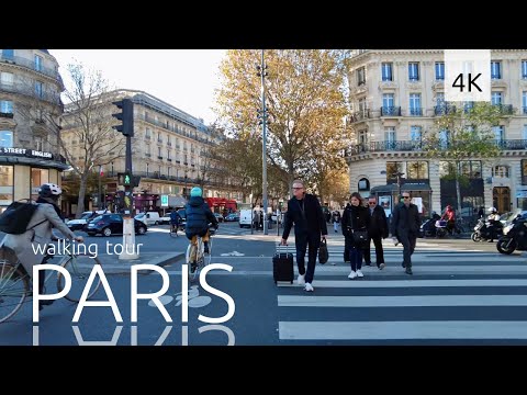 Winter in Paris, France 🇫🇷 4K Walking Tour