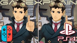 The Great Ace Attorney Graphics Comparison (Switch vs PS4)