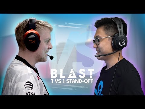 CAJUNB vs VICE | Cloud9 CSGO 1v1 Blast Stand-Off Map!