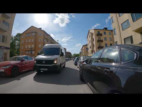 Bike ride Rissne - Karolinksa (SciLifeLab). May 2021.