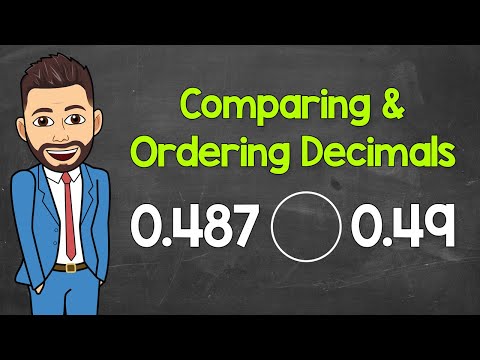 Comparing and Ordering Decimals | Math with Mr. J