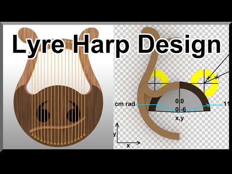 Lyre Harp Build – Design Video – By Dell Rosa
