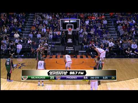 Gerald Green Highlights Bucks vs. Suns 12.15.2014 - 12 Points, 3 Assists