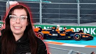getting wet at the F1 Miami Grand Prix