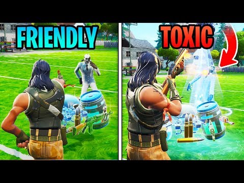 thumbnail pretending to be a friendly default in solos then turning toxic fortnite - toxic fortnite thumbnail