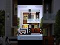 Modern Duplex House Design #25x40 #20x45 #20x50 #modernduplex #3delevation #modernhome #architecture