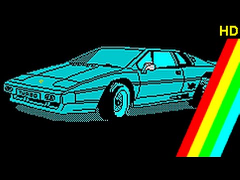 Turbo Esprit. ZX Spectrum. Lets Play Commentary. [Spectrum Sunday] HD video