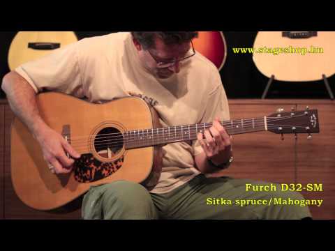 Furch (Stonebridge) D32-SM demo in Stageshop