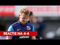 'Hebben gefaald' | Reactie De Wit | Sparta - AZ