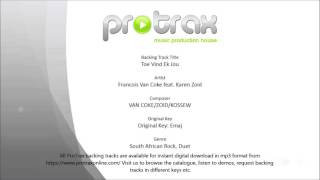 Toe Vind Ek Jou - Francois Van Coke feat. Karen Zoid - Backtrack Demo