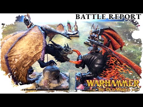 Warhammer The Old World Battle Report - Chaos Dwarves vs High Elves