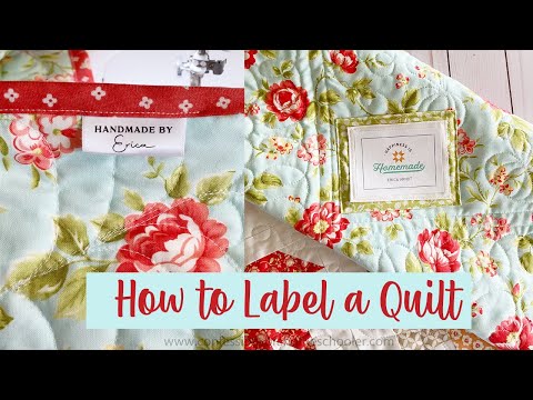 How to Label a Quilt (Two easy ways!)