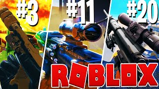 TOP 20 Best FPS GAMES In ROBLOX! Roblox Shooter Games 2025