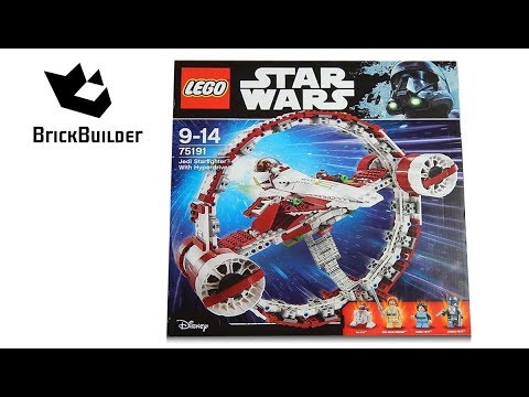 Vidéo LEGO Star Wars 75191 : Jedi Starfighter avec hyperdrive