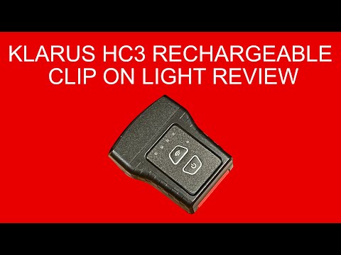 Klarus HC3 Rechargeable Clip on Cap Light Review