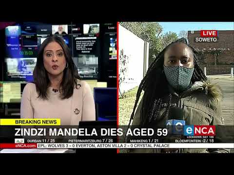 Zindzi Mandela has passed away aged 59.