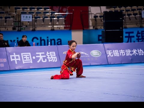 Women's Nandao 女子南刀 第16名 天津队 李奕萱 9.35分 tian jin li yi xian 2017年全国武术套路锦标赛