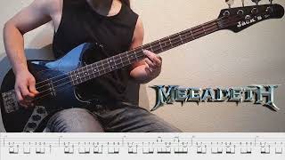 Dawn Patrol - Megadeth (bass cover &amp; tab)